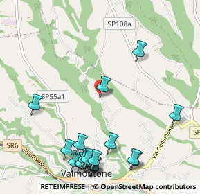 Mappa Via Colle Aschioleto, 00038 Valmontone RM, Italia (1.4565)