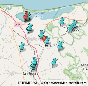 Mappa Via Longo, 71011 Apricena FG, Italia (8.7935)