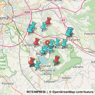 Mappa Vicolo Aldobrandini, 00046 Grottaferrata RM, Italia (6.802)