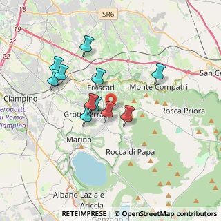 Mappa Vicolo Aldobrandini, 00046 Grottaferrata RM, Italia (3.26455)