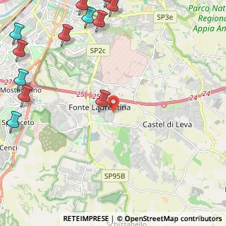 Mappa Via Enrico Bompiani, 00134 Roma RM, Italia (3.68083)