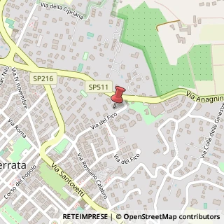 Mappa Via del Fico, 83, 00046 Grottaferrata, Roma (Lazio)