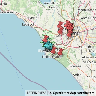 Mappa Roma - Fiumicino, 00054 Fiumicino RM, Italia (11.8425)