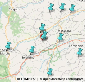 Mappa Largo Giovanni Verga, 62010 Pollenza MC, Italia (8.50667)