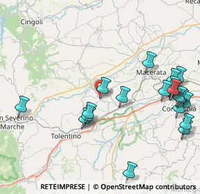 Mappa Largo Giovanni Verga, 62010 Pollenza MC, Italia (10.237)