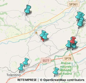 Mappa Largo Giovanni Verga, 62010 Pollenza MC, Italia (5.718)