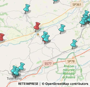 Mappa Largo Giovanni Verga, 62010 Pollenza MC, Italia (6.4745)