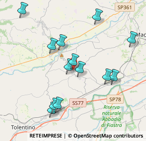 Mappa Largo Giovanni Verga, 62010 Pollenza MC, Italia (4.07923)