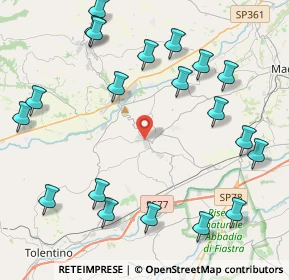 Mappa Via Grazia Deledda, 62010 Pollenza MC, Italia (5.3685)