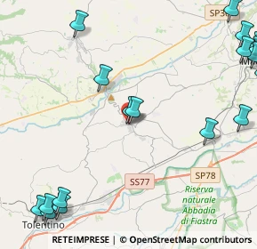 Mappa Via Grazia Deledda, 62010 Pollenza MC, Italia (6.8845)