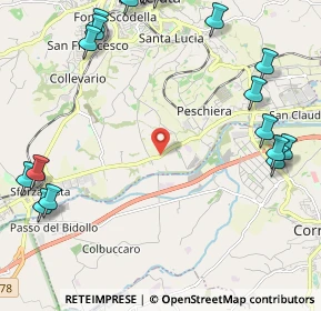 Mappa SP Civitanova Marche-Macerata, 62100 Sforzacosta MC (3.2885)