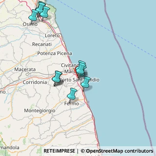 Mappa Strada Statale Adriatica, 63821 Porto Sant'Elpidio FM, Italia (16.73615)