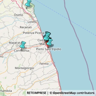 Mappa Strada Statale Adriatica, 63821 Porto Sant'Elpidio FM, Italia (8.49)