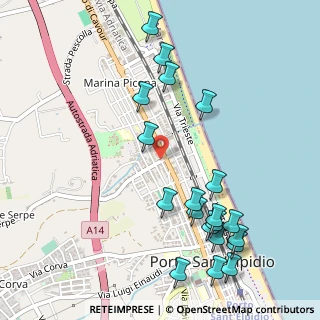 Mappa Strada Statale Adriatica, 63821 Porto Sant'Elpidio FM, Italia (0.6285)