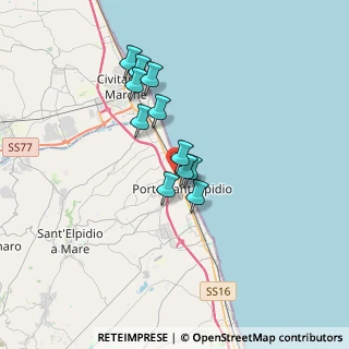 Mappa Strada Statale Adriatica, 63821 Porto Sant'Elpidio FM, Italia (2.70545)
