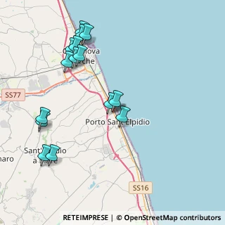 Mappa Strada Statale Adriatica, 63821 Porto Sant'Elpidio FM, Italia (4.67733)