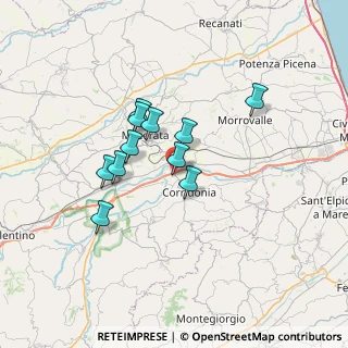 Mappa Via Indipendenza, 62014 Zona Industriale MC, Italia (5.48273)