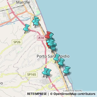 Mappa Via Lombardia, 63821 Porto Sant'Elpidio FM, Italia (1.48211)