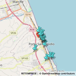 Mappa Via Lombardia, 63821 Porto Sant'Elpidio FM, Italia (1.26167)