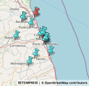 Mappa Via Lombardia, 63821 Porto Sant'Elpidio FM, Italia (11.59438)