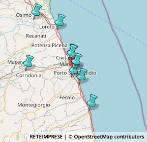 Mappa Via Lombardia, 63821 Porto Sant'Elpidio FM, Italia (23.21429)