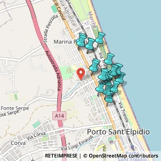 Mappa Via Lombardia, 63821 Porto Sant'Elpidio FM, Italia (0.3855)