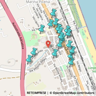 Mappa Via Lombardia, 63821 Porto Sant'Elpidio FM, Italia (0.227)