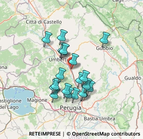 Mappa Via Antonio Gramsci, 06019 Pierantonio PG, Italia (11.844)