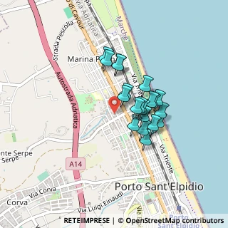 Mappa Via Emilia, 63821 Porto Sant'Elpidio FM, Italia (0.329)