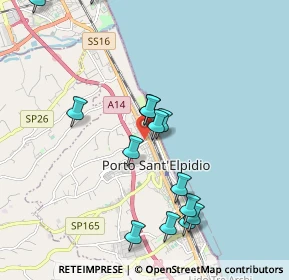 Mappa Via Emilia, 63821 Porto Sant'Elpidio FM, Italia (2.266)
