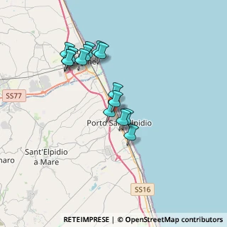 Mappa Via Emilia, 63821 Porto Sant'Elpidio FM, Italia (3.29)