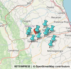 Mappa Contrada Rambona, 62010 Pollenza MC, Italia (8.85583)