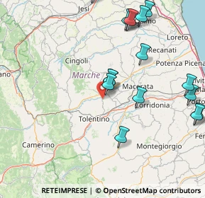 Mappa Contrada Rambona, 62010 Pollenza MC, Italia (19.49813)