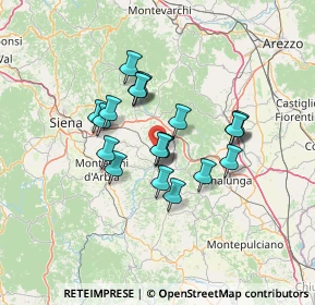 Mappa Loc. Podere S. Vittorio, 53041 Asciano SI, Italia (10.774)