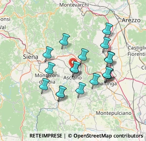 Mappa Loc. Podere S. Vittorio, 53041 Asciano SI, Italia (12.67333)