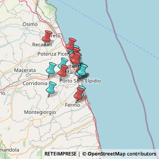 Mappa Via Merano, 63821 Porto Sant'Elpidio FM, Italia (8.79063)