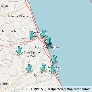 Mappa Via Merano, 63821 Porto Sant'Elpidio FM, Italia (5.94818)