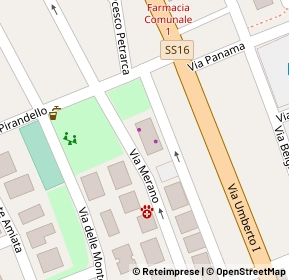 Mappa Via merano, 63821 Porto Sant Elpidio FM, Italia (0.07308)