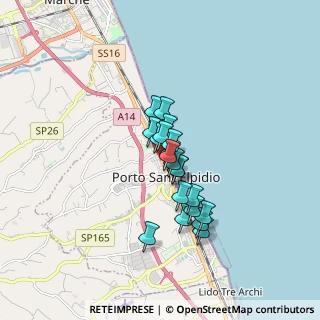 Mappa Via Merano, 63821 Porto Sant'Elpidio FM, Italia (1.177)
