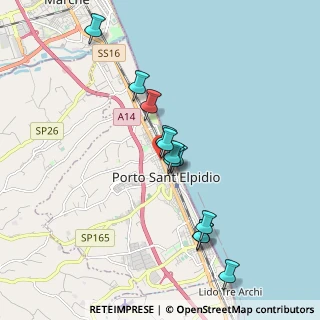 Mappa Via Merano, 63821 Porto Sant'Elpidio FM, Italia (1.6925)