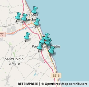 Mappa Via Merano, 63821 Porto Sant'Elpidio FM, Italia (2.76583)