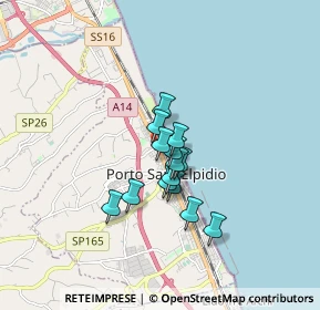 Mappa Via Merano, 63821 Porto Sant'Elpidio FM, Italia (1.09429)