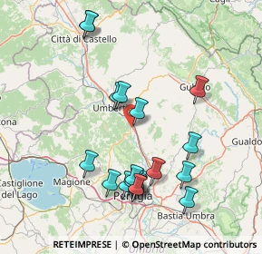 Mappa Via del Commercio, 06019 Umbertide PG, Italia (16.45316)