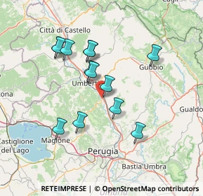 Mappa Via del Commercio, 06019 Umbertide PG, Italia (13.16538)