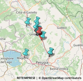 Mappa Via del Commercio, 06019 Umbertide PG, Italia (8.695)