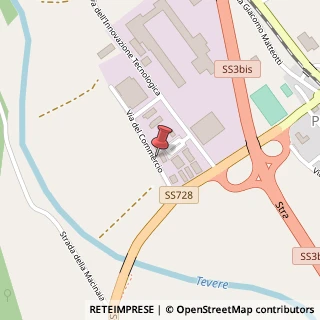 Mappa Via del Commercio, 4, 06019 Umbertide, Perugia (Umbria)