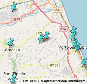 Mappa Via Castellano, 63811 Sant'Elpidio a Mare FM, Italia (3.16417)