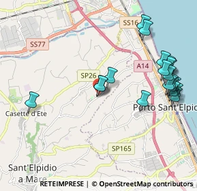 Mappa Via Castellano, 63811 Sant'Elpidio a Mare FM, Italia (2.3915)