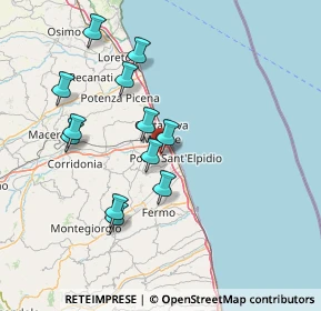 Mappa Via Castellano, 63811 Sant'Elpidio a Mare FM, Italia (14.42917)