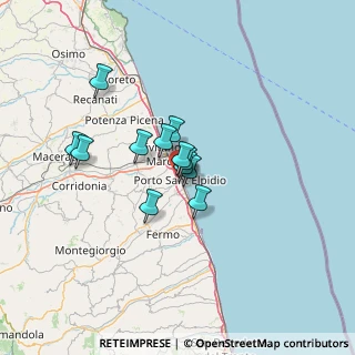 Mappa Via Piemonte, 63821 Porto Sant'Elpidio FM, Italia (9.12)
